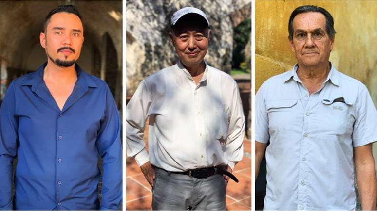 Kenji Hiromoto, Tooru Ebisawa e Fernando Álvarez passaram anos estudando a história do campo de concentração de Temixco