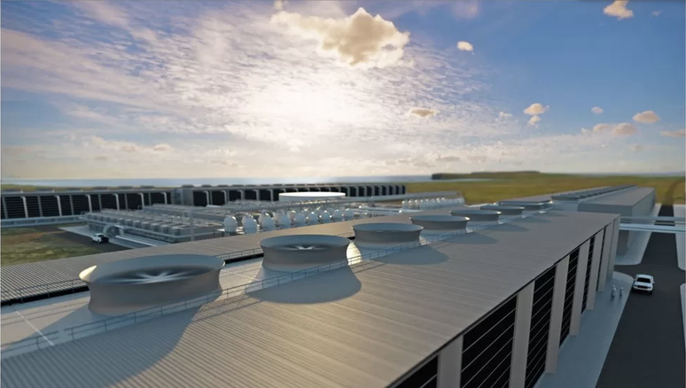 &Eacute; assim que uma instala&ccedil;&atilde;o que captura a polui&ccedil;&atilde;o em larga escala parece