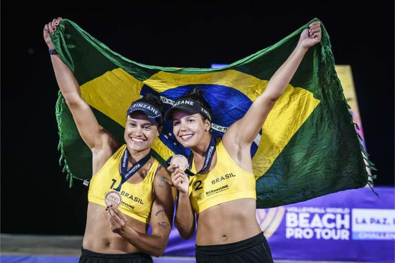 Vôlei de praia: Evandro e Arthur são campeões em fase do mundial no RJ