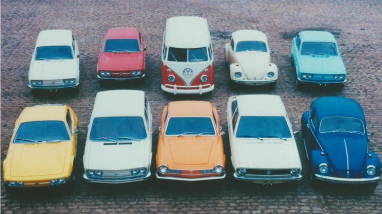 Linha Volkswagen nos anos 70: diversidade de estilos
