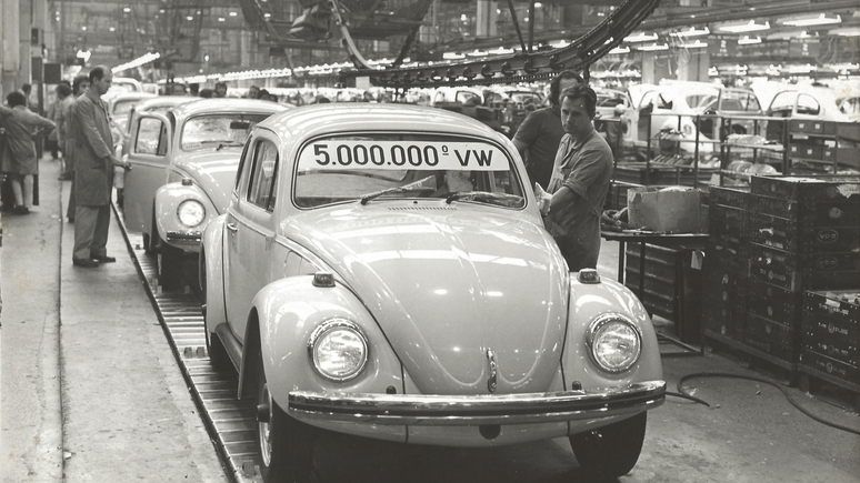 Fusca n&uacute;mero 5.000.000: o carro que popularizou o autom&oacute;vel