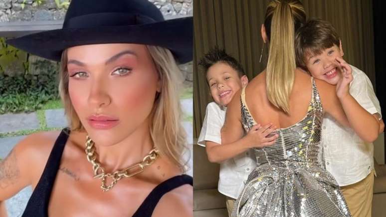 Andressa Suita shows a photo of a little girl and the resemblance to her children’s surprises