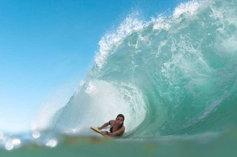 Etapa de bodyboarding feminino ocorre pelo segundo ano consecutivo no Espírito Santo (Foto: Divulgação)