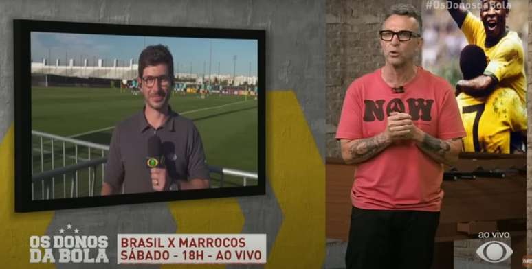 Neto mandou recado para Cléber Machado após demissão da Globo (Foto: Reprodução/ Band)