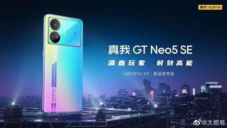 Realme GT Neo 5 SE is expected to adopt a similar look to its GT Neo 5 sibling (Image: Realme) Realme GT Neo 5 SE is expected to adopt a similar look to its GT Neo 5 sibling (Image: Realme)