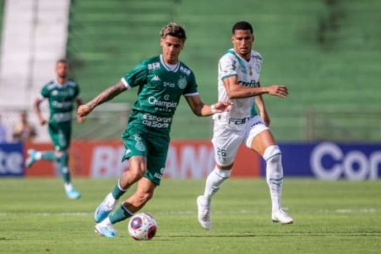 Ríos atuou no empate em 0 a 0 entre Guarani e Palmeiras pelo Paulista (Foto: Thomaz Marostegan/Guarani FC)