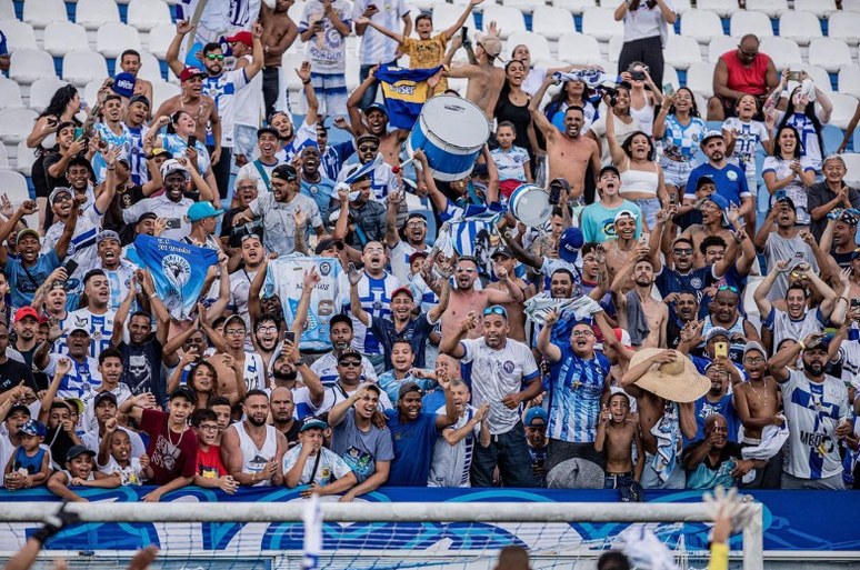 Torcida do Água Santa, time que disputa a final do Paulistão 2023 contra o Palmeiras