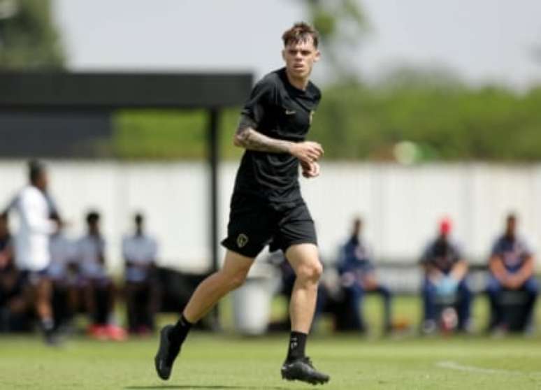 Barletta em ação no jogo-treino (Foto: Rodrigo Coca / Agência Corinthians)