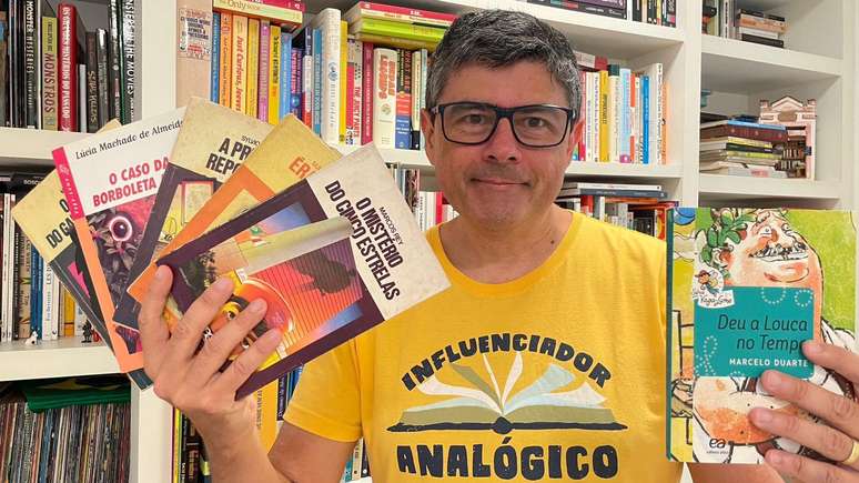 Marcelo Duarte, conhecido pelo 'Guia dos Curiosos', era fã dos livros da Vaga-Lume e depois escreveu um título para a série