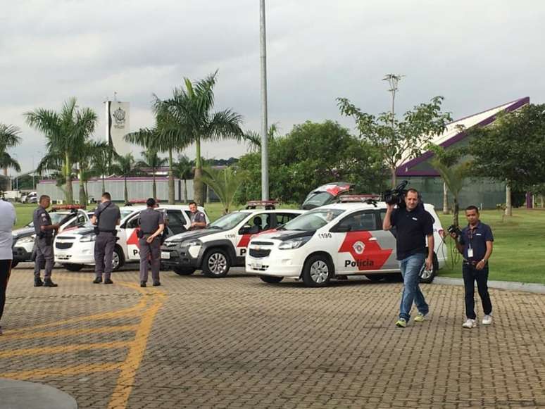 CT do Corinthians foi invadido na última semana (Foto: Marcio Porto)