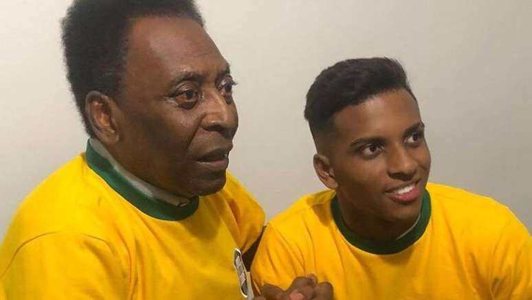 Pelé e Rodrygo.