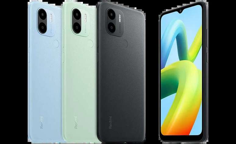 Redmi A2 Plus is notable for having a fingerprint sensor on the back cover (Image: Disclosure / Xiaomi) Redmi A2 Plus is notable for having a fingerprint sensor on the back cover (Image: Disclosure / Xiaomi)