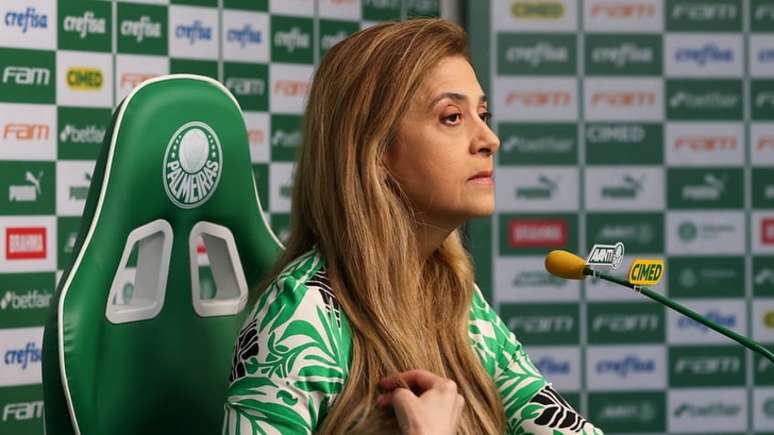 Leila Pereira busca seu primeiro título da Libertadores como presidente (Foto: Cesar Greco/Palmeiras)