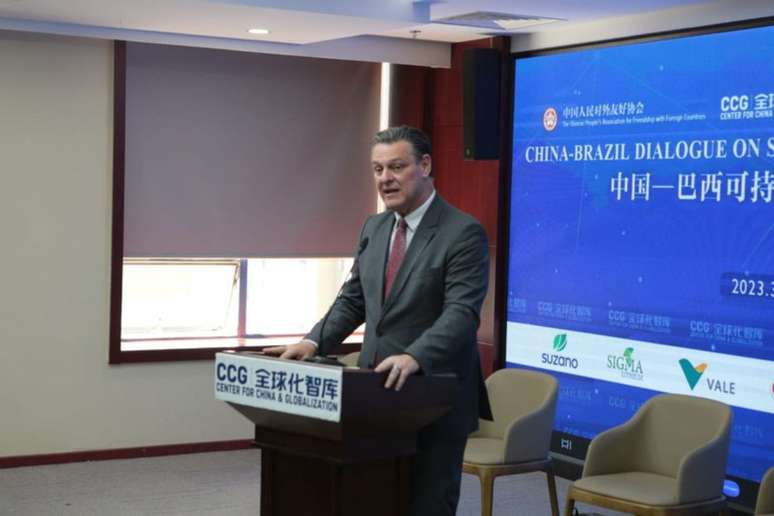 O ministro Fávaro participou da abertura do evento "Diálogo China