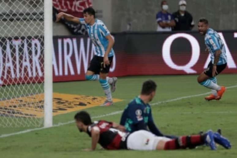 Os argentinos eliminaram o Flamengo da Libertadores em 2020 (Antonio Lacerda/AFP)