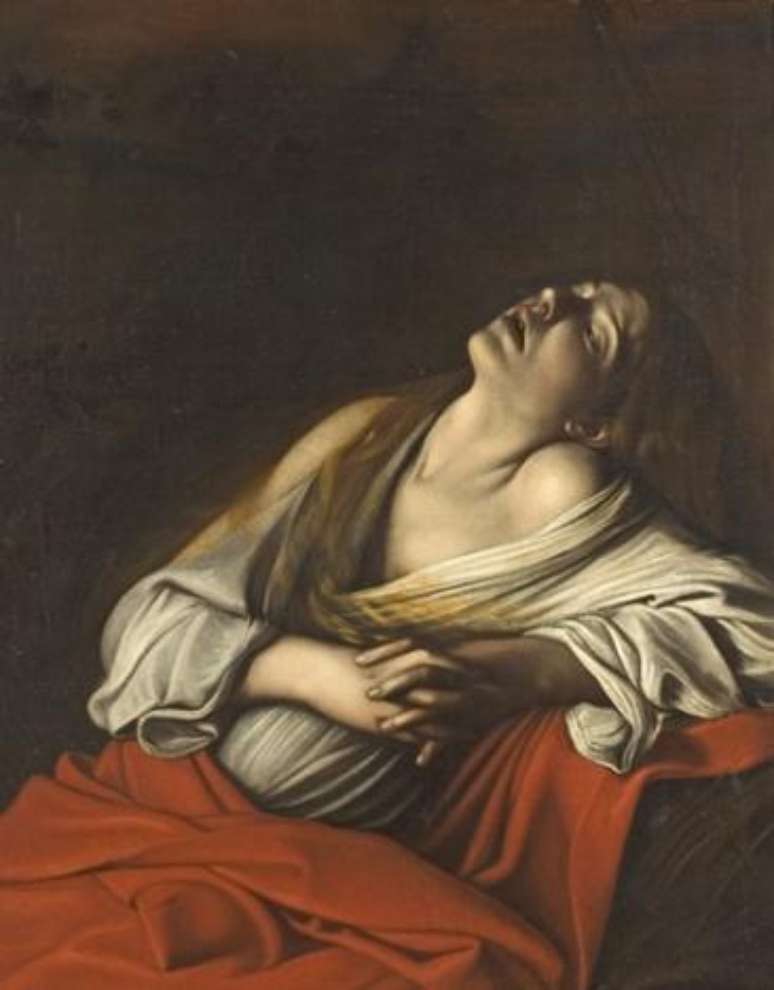 Maria Madalena em &ecirc;xtase, em obra de Caravaggio do s&eacute;culo 17