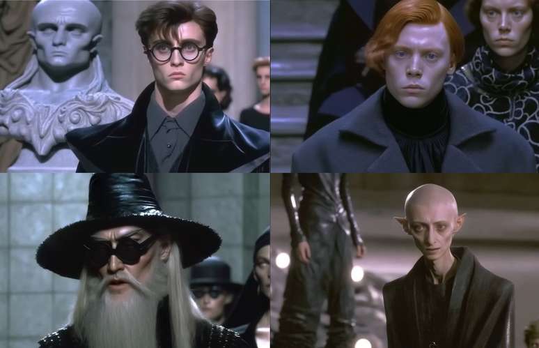 Harry Potter veste Balenciaga em novo clipe de IA