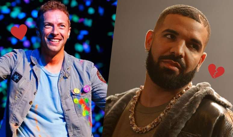 Chris Martin esculacha Drake por postura com Brasil: um conquista o país, já o outro, o Serasa.