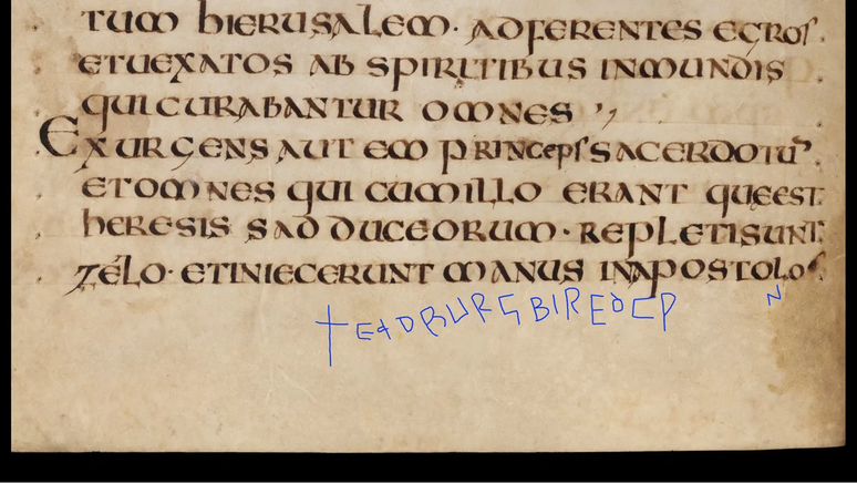 O rabisco oculto no livro que deu origem &agrave;s investiga&ccedil;&otilde;es