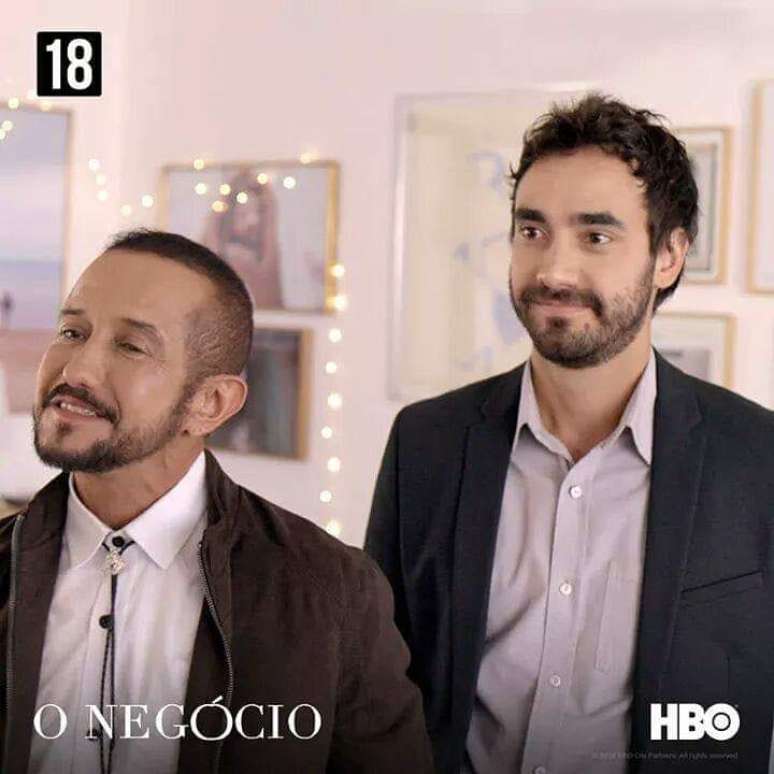 Leo em cena na série "O Negócio", da HBO. "Fiz o teste e passei, mas avisei que só faria o personagem se pudesse intervir em algumas falas"