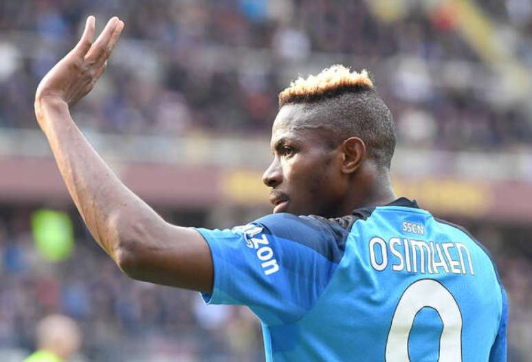 Osimhen desfalcará Napoli no duelo contra o Milan