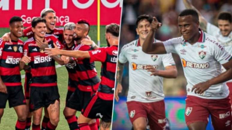 Comandados de Vítor Pereira e Fernando Diniz vão para momentos decisivos (Montagem Lance!Fotos: Divulgação /Flamengo; MARCELO GONÇALVES / FLUMINENSE FC