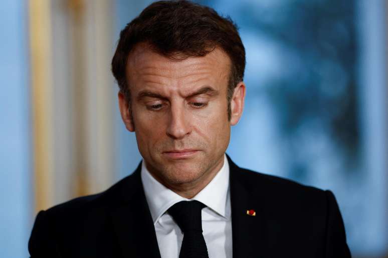 A rejeição ao governo de Emmaneul Macron cresceu no último mês