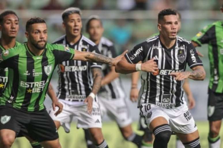 Coelho e Galo fizeram um jogo de muitos gols e movimentado no Independência-(Pedro Souza/Atlético-MG)