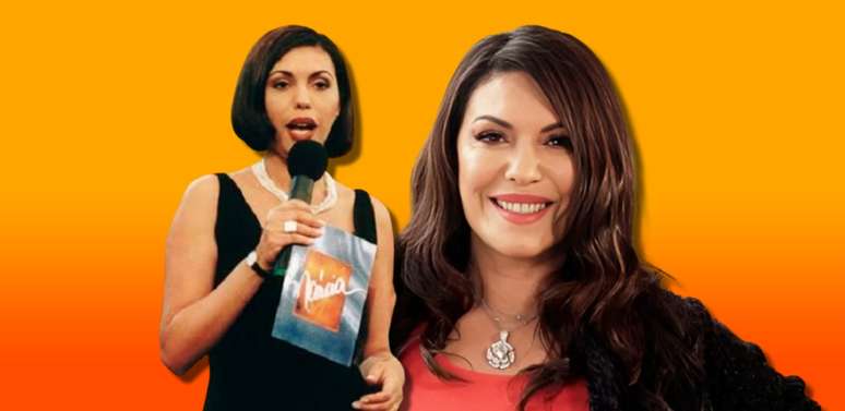 Márcia em seu início no SBT e recentemente: o estilo popular de fazer TV quase foi parar na Globo