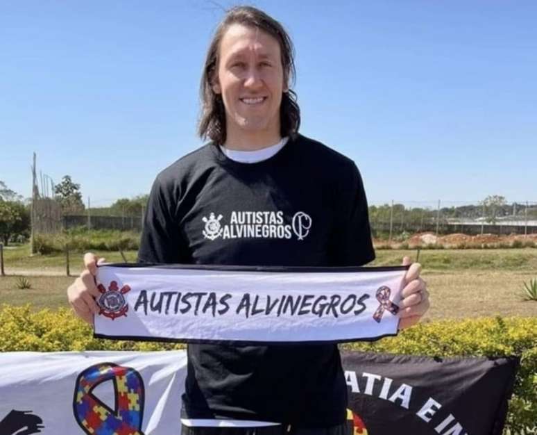 Cássio apoia o movimento Autistas Alvinegros (Foto: Reprodução/Instagram)