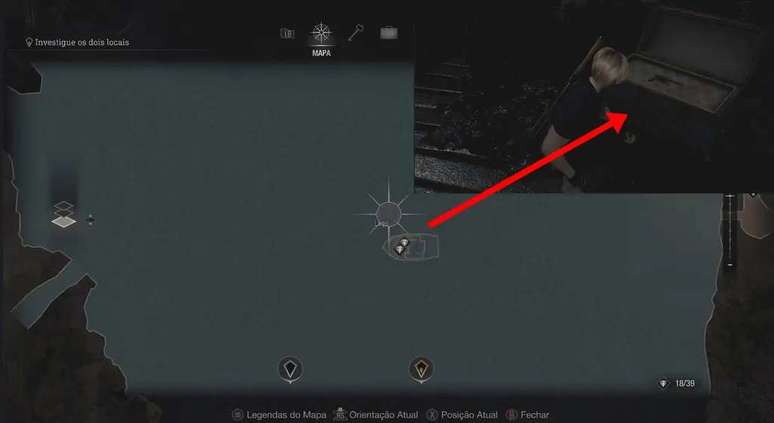 One of the most powerful guns in the Resident Evil 4 remake, the Red9 can be found in the center of the lake, in one of the new version's unprecedented exploration points (Image: Felipe Demartini/Canaltech) One of the most powerful guns in the Resident Evil 4 remake, the Red9 can be found in the center of the lake, in one of the new version's unprecedented exploration points (Image: Felipe Demartini/Canaltech)