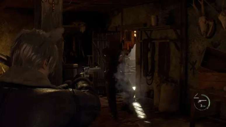 The hand cannon from the original Resident Evil 4 returns in the remake as one of the most powerful weapons in the game (Image: Screenshot/Felipe Demartini/Canaltech) The hand cannon from the original Resident Evil 4 returns in the remake as one of the most powerful weapons in the game (Image: Screenshot/Felipe Demartini/Canaltech)
