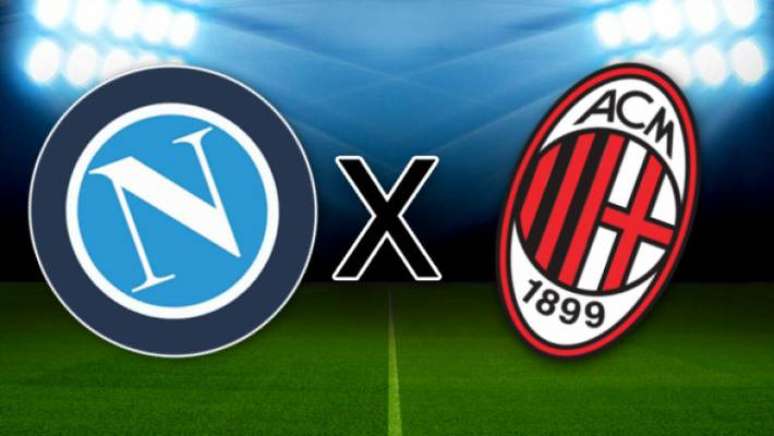 Napoli e Milan se enfrentam em partida válida pelo Campeonato Italiano