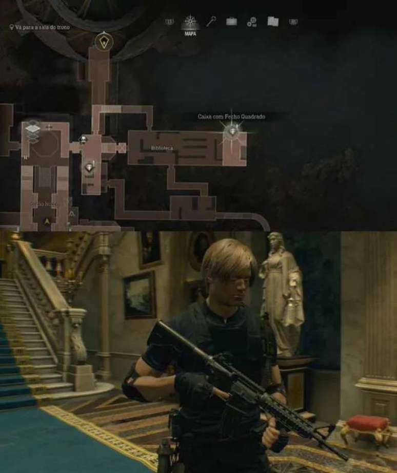Resident Evil 4 Remake's unprecedented assault rifle takes the player to explore, with Leon, the trait initially playable only with Ashley (Image: Playback/GAMERLLIL Games) Resident Evil 4 Remake's unprecedented assault rifle takes the player to explore, with Leon, the trait initially playable only with Ashley (Image: Playback/GAMERLLIL Games)