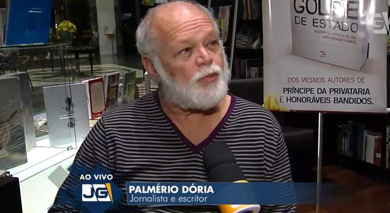 O jornalista na época do lançamento do livro 'Golpe de Estado': uma vida dedicada ao jornalismo