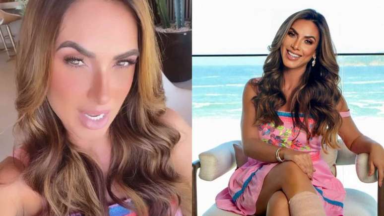 With her foot in a cast, Nicole Bahls talks recovery
