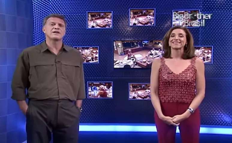 Pedro Bial e Marisa Orth: faltou sintonia entre o jornalista e a atriz associada à comédia