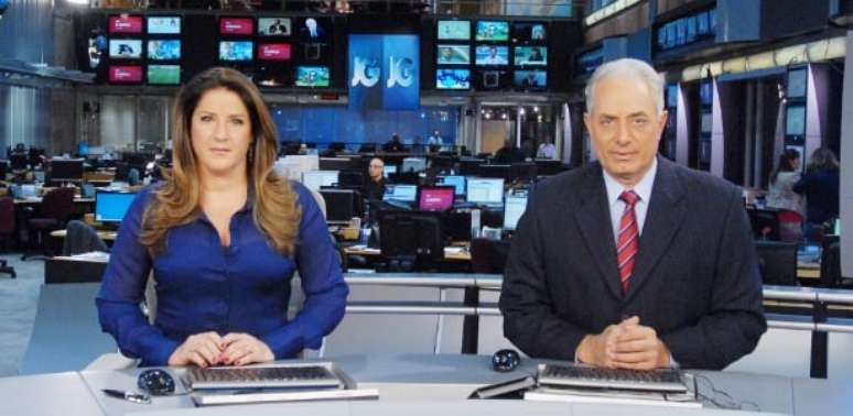 No telejornalismo também há falta de sintonia entre duplas, como ocorreu com Christiane Pelajo e William Waack