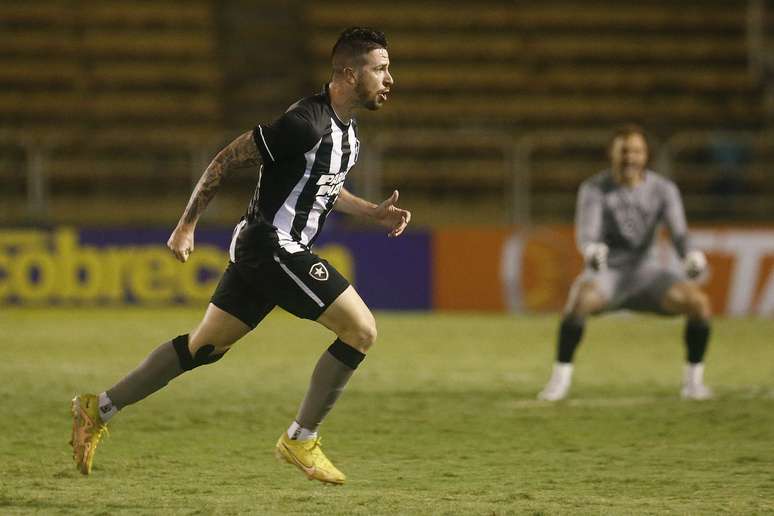 Gustavo Sauer exalts himself in the Botafogo locker room after winning against Audax