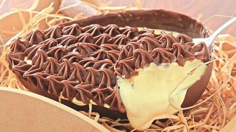 Ovo de P&aacute;scoa de Ninho e Nutella