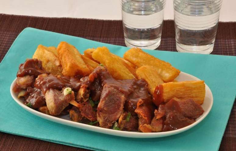 Ribs with barbecue sauce Ribs with barbecue sauce