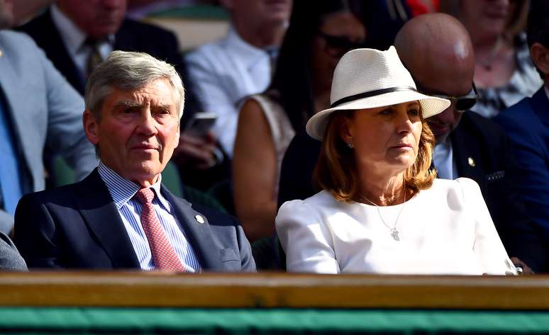 Carole e Michael Middleton, pais de Kate Middleton 