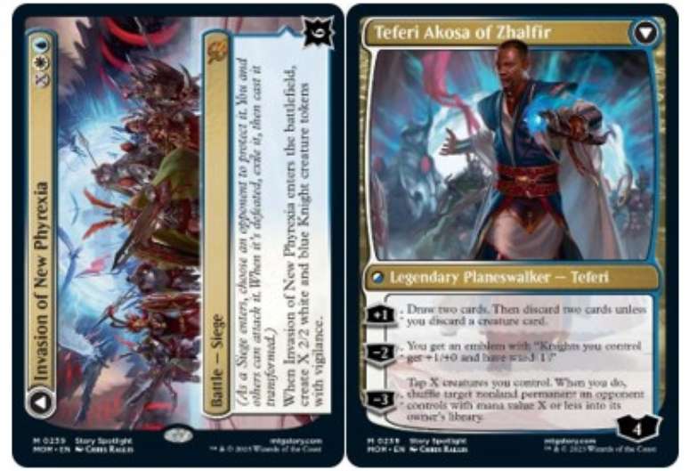 Os cards de Batalha são novidades da coleção Marcha das Máquinas