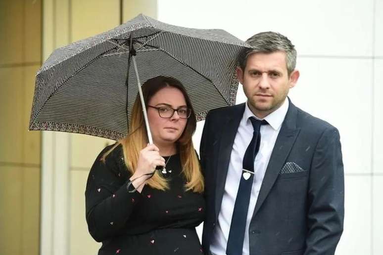 Evie's parents, Sam and Phil fight for awareness of the disease Evie's parents, Sam and Phil fight for awareness of the disease