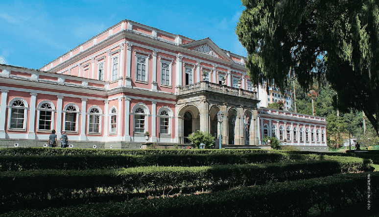 Museu Imperial, que conta com um vasto acervo do Brasil Império 