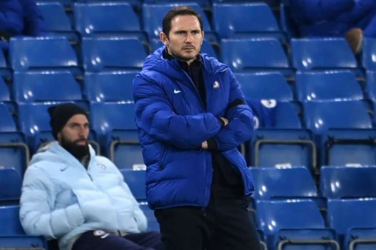 Lampard foi treinador do Chelsea dejulho de 2019 a janeiro de 2021 (Foto: ANDY RAIN / POOL / AFP)