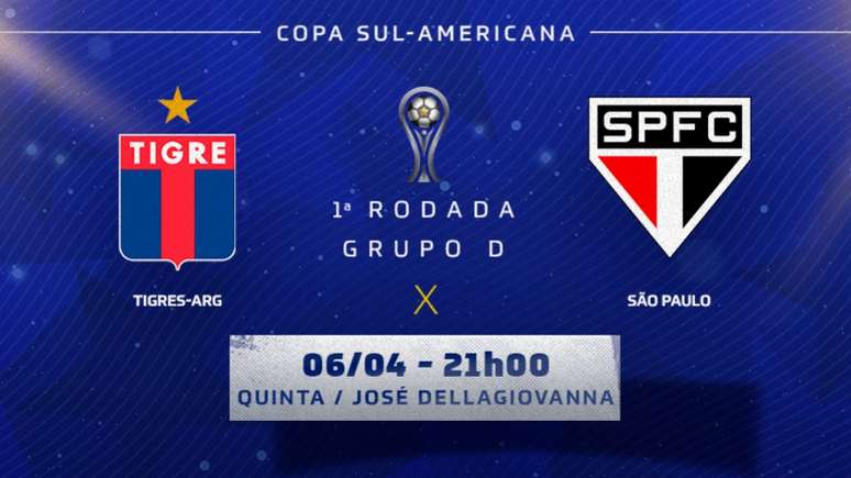 Palpite: São Paulo x Tigre - Copa Sul-Americana - 27/06/2023