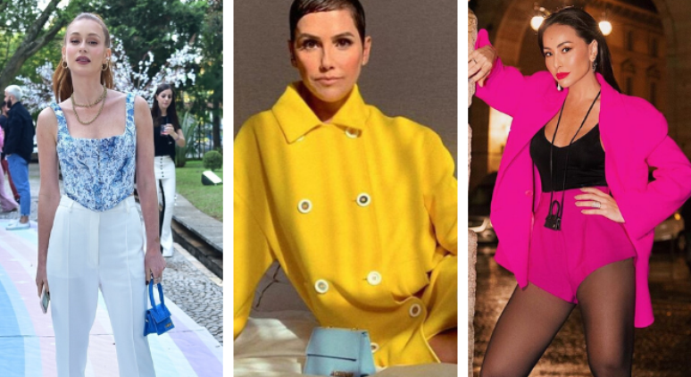 Marina, Deborah e Sabrina com bolsas Jacquemus (Fotos: Reprodu&ccedil;&atilde;o/Instagram)