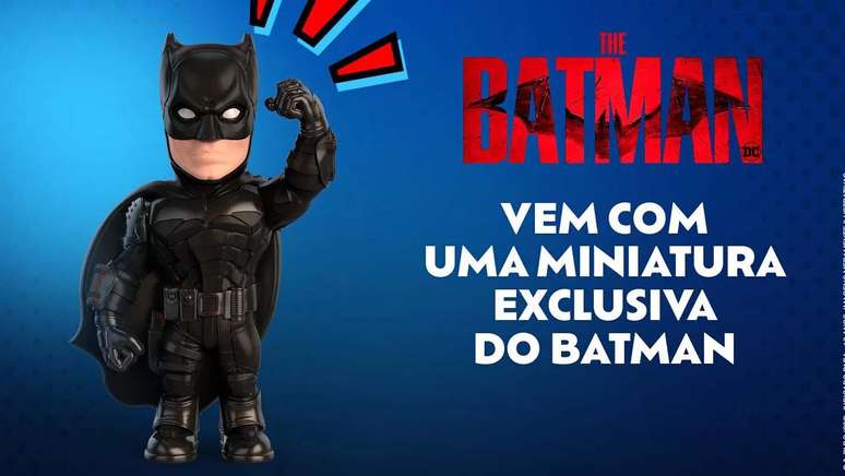 Ovo de Páscoa do Batman traz uma miniatura exclusiva do Homem-Morcego