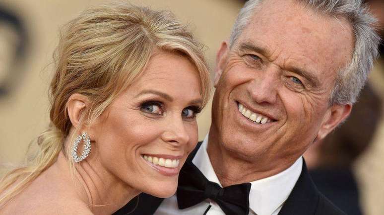 Robert F Kennedy Jr e sua esposa, Cheryl Hines